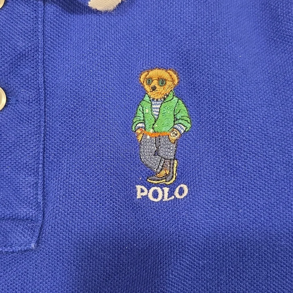 Polo by Ralph Lauren- BEAR Polo Shirt. Size 4T - Picture 2 of 4